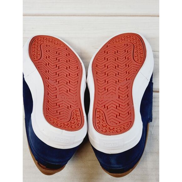 Globe Attic Mens Skate Shoe Navy Blue Leather Low Top Lace Up  sz 7.5 New READ - Picture 6 of 13